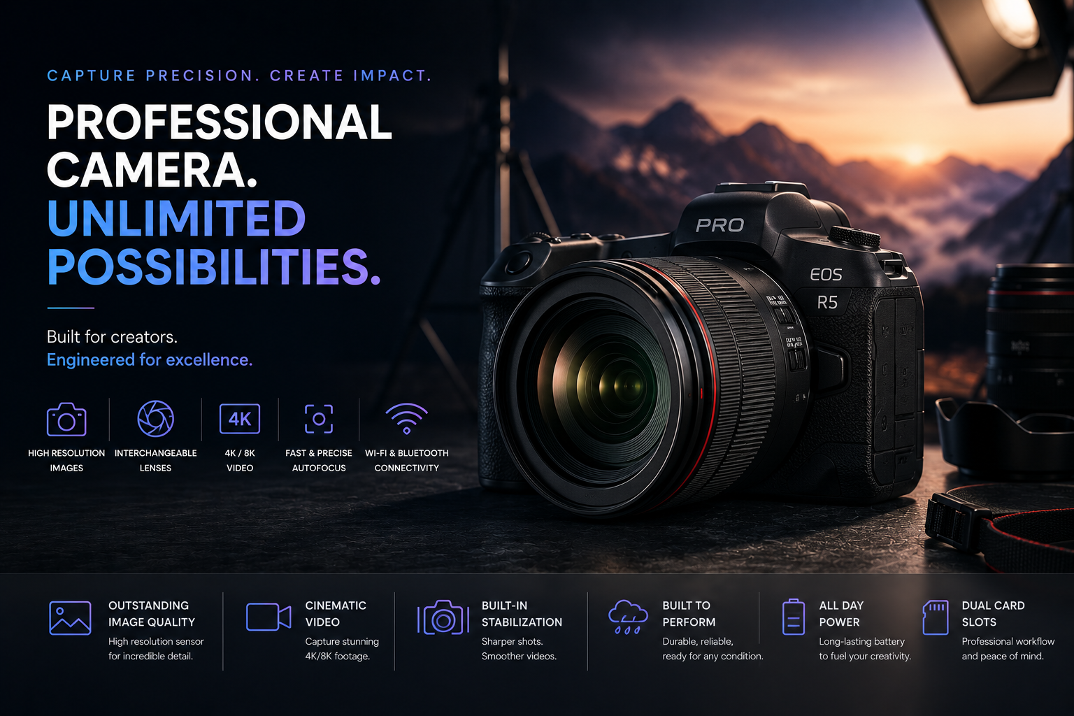 Professional Camera Professional Camera