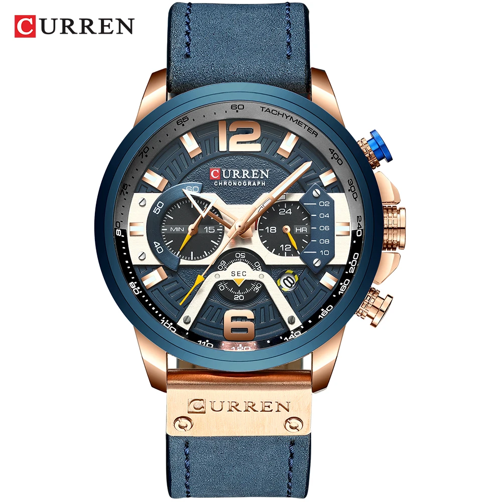 CURREN Casual Sport Watches for Men - Image 2