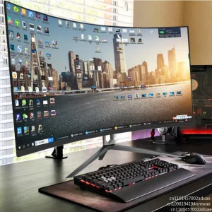 Curved Desktop Computer