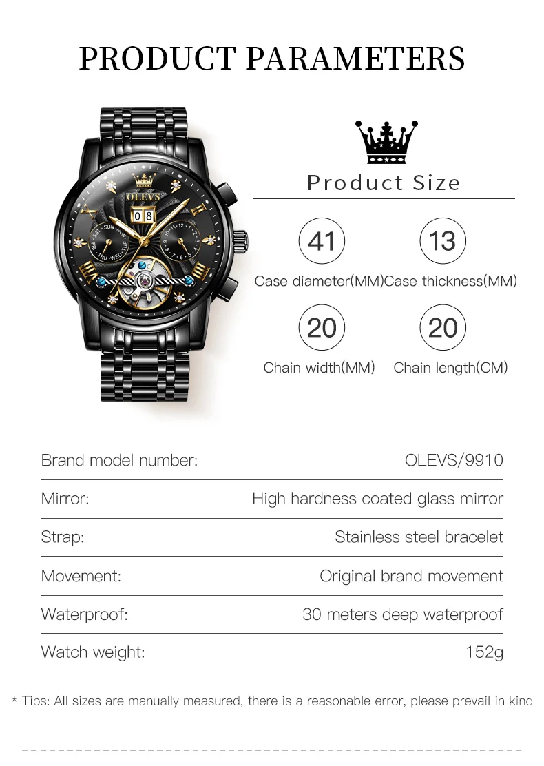 OLEVS Classic Men's Watches - Image 5