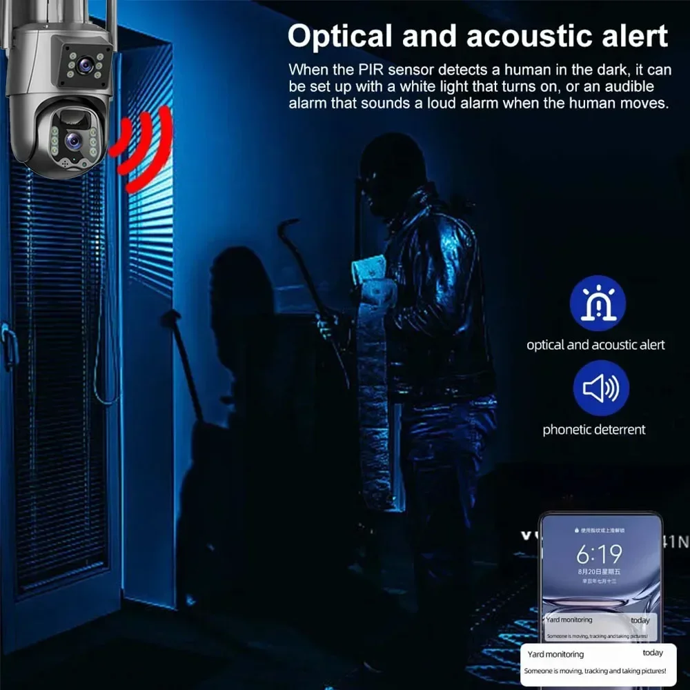 WiFi Solar Camera Dual Lens Screen - Image 6
