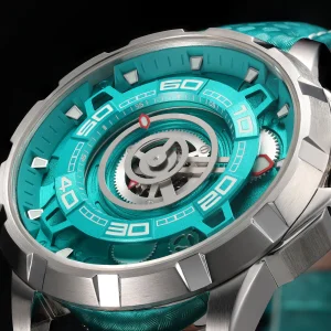 BERNY Automatic Skeleton Men’s Watch 3D Running Hands/Dial 5ATM Luminous Sapphire 316L Steel MIYOTA 82S0 Mechanical Man Watches