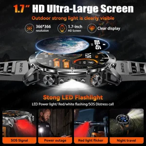 2026 New Military TANK SmartWatch