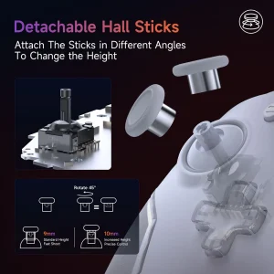 Wireless Hall Effect Gaming Controller