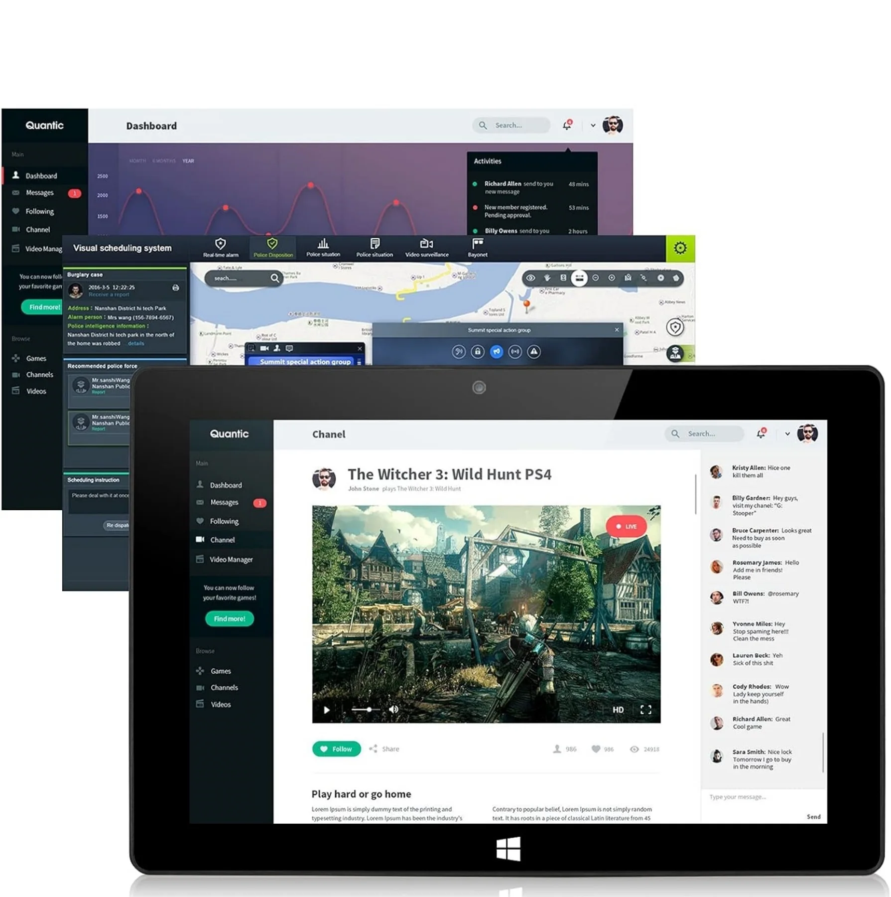 MTL10W 64bit Windows 10 Tablet - Image 2