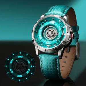 BERNY Automatic Skeleton Men’s Watch 3D Running Hands/Dial 5ATM Luminous Sapphire 316L Steel MIYOTA 82S0 Mechanical Man Watches