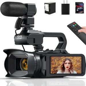 UHD 6K 64MP Professional Camcorder